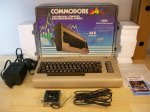COMMODORE 64 COMPUTER - w/box, power supply, cable - nice shape!