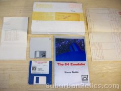 Commodore Amiga computer software - THE 64 EMULATOR - 3.5" disc+