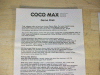 TRS-80 Color Computer software - CoCO Max III DEMO - 5.25"