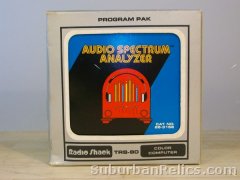 Radio Shack Color Computer - AUDIO SPECTRUM ANALYZER - cartridge