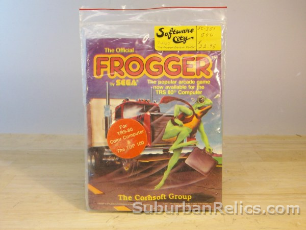 TRS-80 computer software - FROGGER GAME - Sega cassette, tested - Click Image to Close