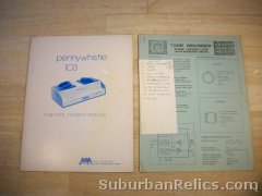 1980's Pennywhistle 103 MODEM MANUAL - schematics + Tone Decoder