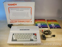 Tandy TRS-80 - COLOR COMPUTER 3 - w/box, manuals -tested, minty!