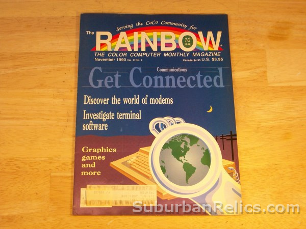 Rainbow Magazine TRS-80 Color Computer Monthly - November 1990 - Click Image to Close