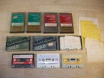 10 Radio Shack CASSETTE TAPES w/ TRS-80, Color Computer software