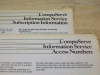 TRS-80 computer VIDEOTEX cartridge, CompuServe manuals, Guide, +