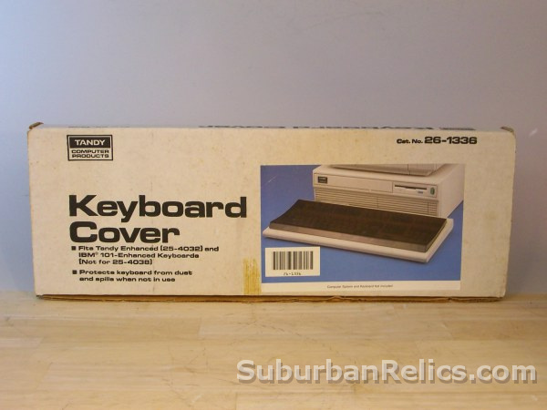 Tandy 26-1336 - KEYBOARD COVER - for Enhanced, IBM, etc w/box - Click Image to Close