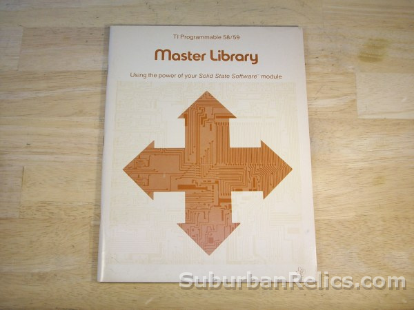 Texas Instruments TI 58/59 - MASTER LIBRARY -manual, programable - Click Image to Close