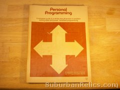 Texas Instruments TI 58/59 - PERSONAL PROGRAMMING - guide book