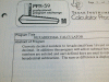Texas Instruments TI 58/59 - PPX-59 PAPERS - calculator programs