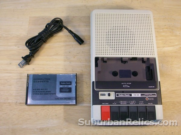 Radio Shack TRS-80 model CCR-81 - COMPUTER CASSETTE RECORDER - Click Image to Close