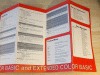 Radio Shack TRS-80 - COLOR BASIC COMMAND GUIDE - fold out