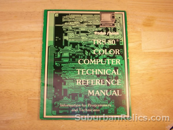 Radio Shack - TRS-80 COLOR COMPUTER TECHNICAL REFERENCE MANUAL - Click Image to Close
