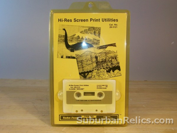 Radio Shack TRS-80 software HI-RES SCREEN PRINT UTILITIES - CoCo - Click Image to Close