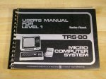 Radio Shack TRS-80 - USER'S MANUAL FOR LEVEL 1 - 229 pages