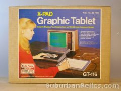 Radio Shack TRS-80 - X-PAD GRAPHIC TABLET -mint in box, complete