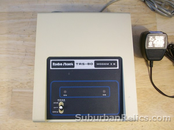 Radio Shack TRS-80 - MODEM I B - 26-1175, with AC adapter - Click Image to Close