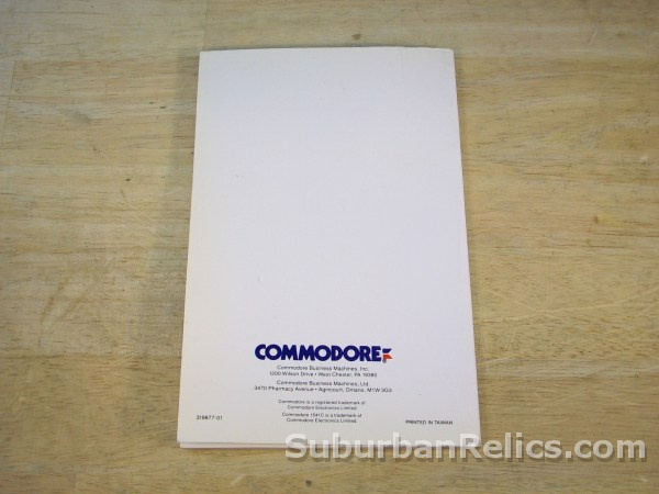 Commodore 1541c - DISK DRIVE USER'S GUIDE - manual, good shape - Click Image to Close