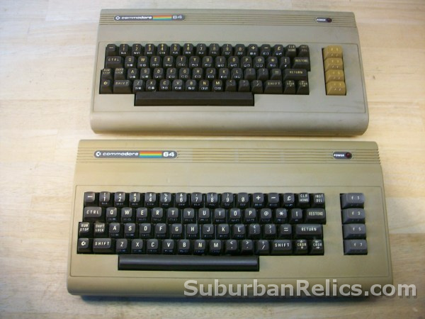 Two - COMMODORE 64 COMPUTERS - for parts or repair - Click Image to Close