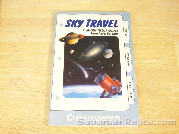 Commodore 64 software - SKY TRAVEL - w/original box, manual, etc - Click Image to Close