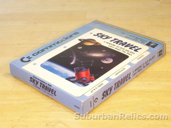 Commodore 64 software - SKY TRAVEL - w/original box, manual, etc - Click Image to Close