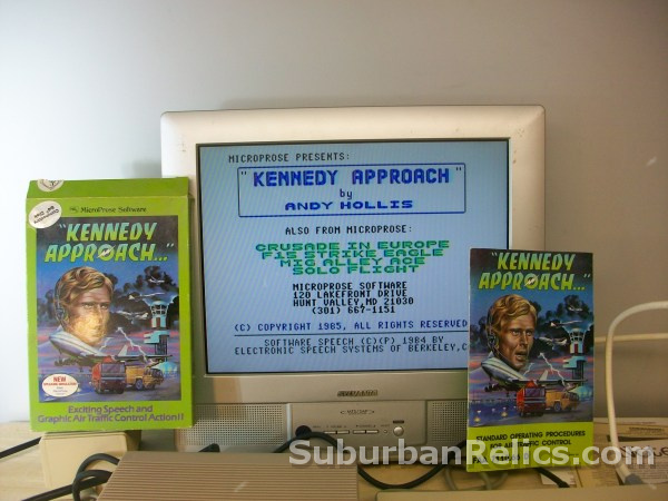 Commodore 64 software KENNEDY APPROACH -air traffic control, MIB - Click Image to Close