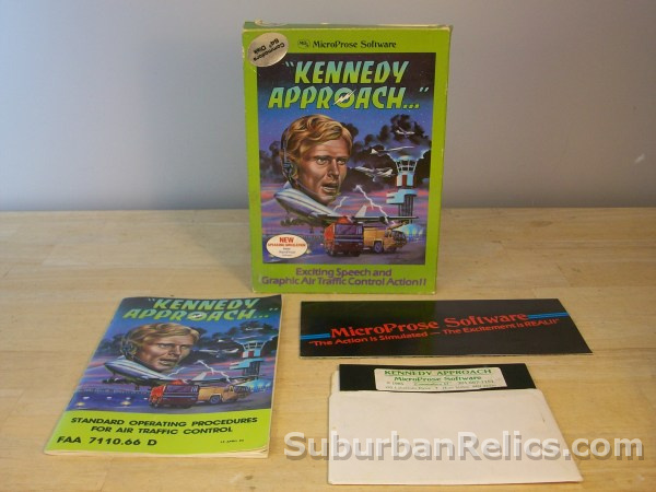 Commodore 64 software KENNEDY APPROACH -air traffic control, MIB - Click Image to Close