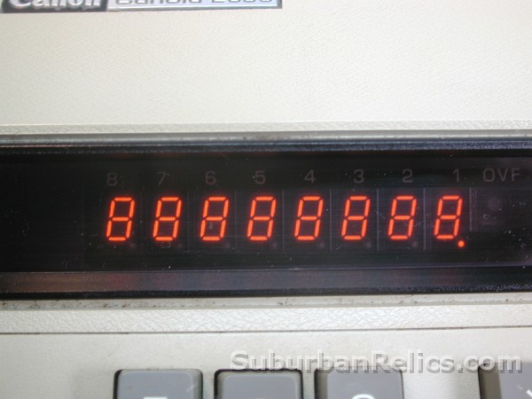 Canon Canola L800 - VINTAGE DESKTOP CALCULATOR - tested good - Click Image to Close