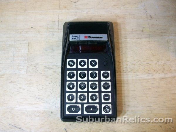 Bowmar Century Mk IV - POCKET VFD CALCULATOR - parts, repair - Click Image to Close