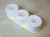 3 paper rolls - PRINTER PAPER FOR CALCULATOR - 1 1/2" x 2 1/16"