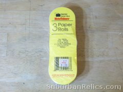 3 paper rolls - PRINTER PAPER FOR CALCULATOR - 1 1/2" x 2 1/16"