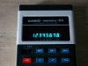 Casio Memory 8A - VINTAGE VFD CALCULATOR - made in Japan, 1976