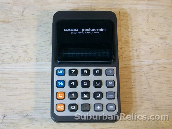 Casio Pocket-Mini P-811 - ELECTRONIC CALCULATOR - Japan, 1977 - Click Image to Close