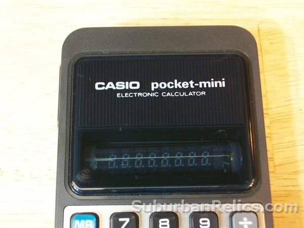 Casio Pocket-Mini P-811 - ELECTRONIC CALCULATOR - Japan, 1977 - Click Image to Close