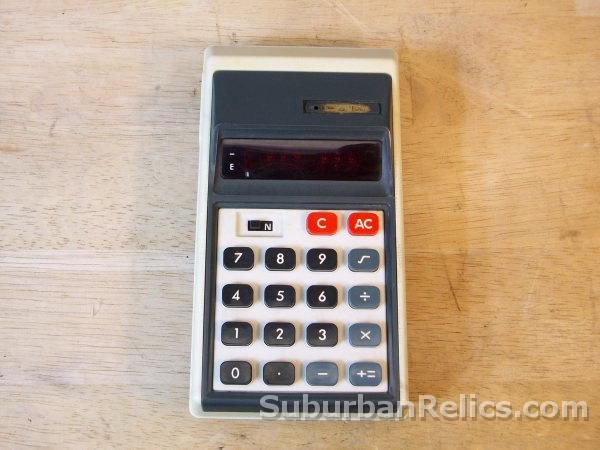 Casio Root-8S - RARE 70's CALCULATOR - works well, LED display - Click Image to Close