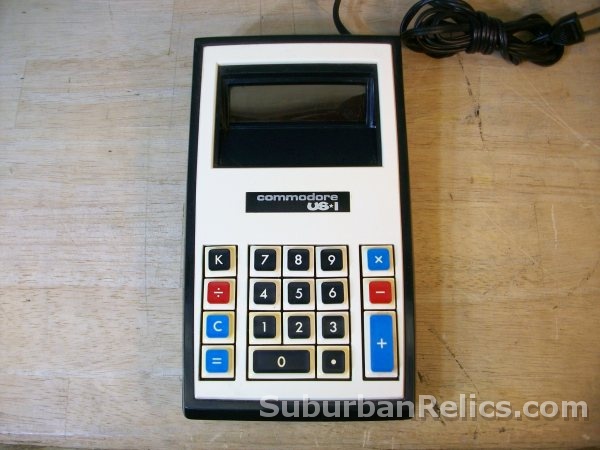 Commodore US 1 - ELECTRONIC CALCULATOR - w/VFD display, tested - Click Image to Close