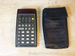 Hewlett Packard HP 45 - PROGRAMMABLE CALCULATOR - w/case, tested