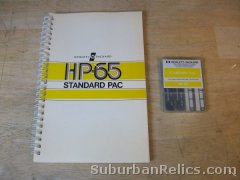 Hewlett Packard HP 65 - STANDARD PAC -mag. card programs, manual