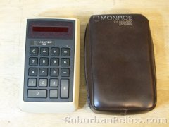 Litton Monroe Model 20 - POCKET VFD CALCULATOR -untested, w/case