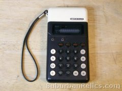 Omron 86M - 70's ELECTRONIC CALCULATOR - vfd display, tested