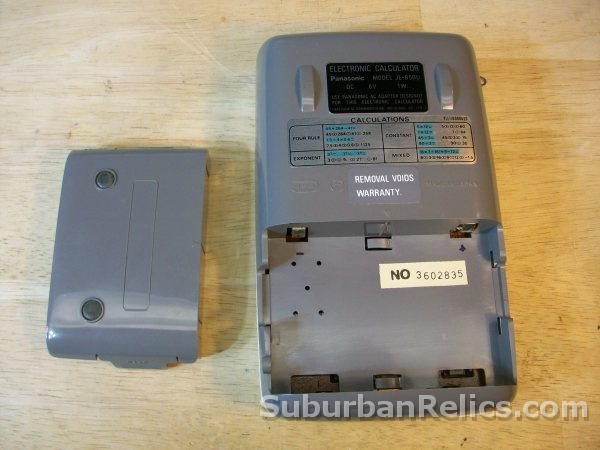 Panasonic JE-850U - VINTAGE CALCULATOR - w/case, near mint, good - Click Image to Close