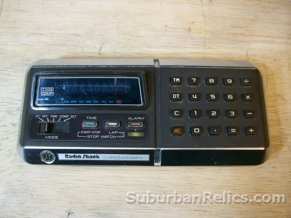 Radio Shack EC-223 - VINTAGE CALCULATOR - chronograph, VFD disp. - Click Image to Close