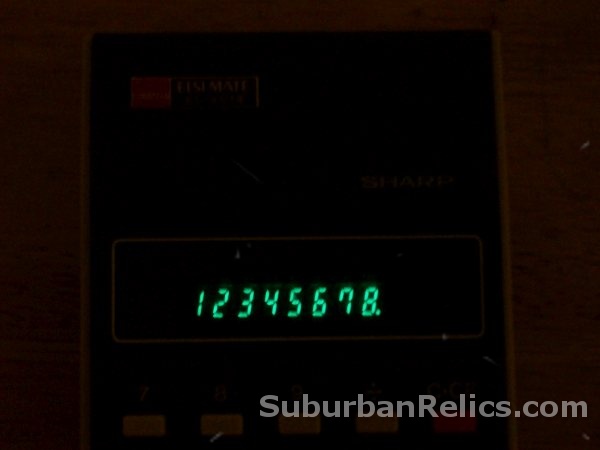 Sharp Elsi Mate EL-201s- VINTAGE CALCULATOR - - Click Image to Close
