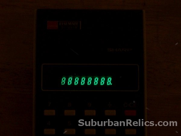 Sharp Elsi Mate EL-201s- VINTAGE CALCULATOR - - Click Image to Close