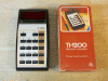 Texas Instrument TI-1200 - POCKET CALCULATOR - 1975, w/box