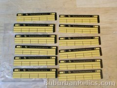 Texas Instrument TI-59 - LOT OF MAGNETIC CARDS - mint, unused?