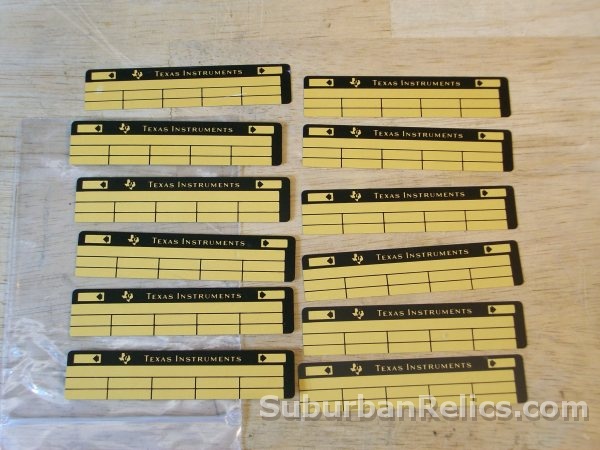 Texas Instrument TI-59 - LOT OF MAGNETIC CARDS - mint, unused? - Click Image to Close