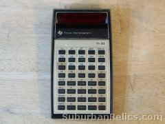 Texas Instruments TI-30 - 1970's CALCULATOR - no battery cover