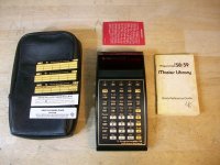 Texas Instruments TI-59 - PROGRAMMABLE CALCULATOR -w/case, cards