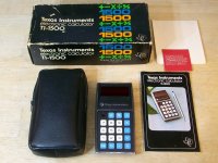 Texas Instruments TI-1500 - VINTAGE CALCULATOR - w/box, manual